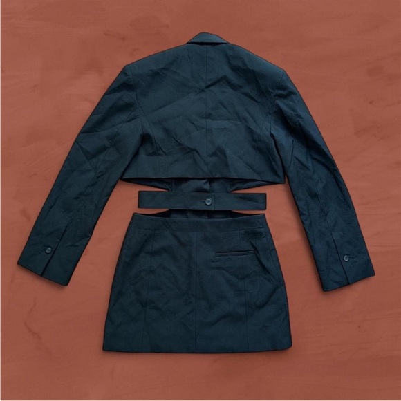 JACQUEMUS BLACK BARI BLAZER DRESS - Picture 5 of 8